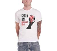 VWHSWQZA Green Day Unisex T-Shirt American Idiot White Manches Courtes(Medium)