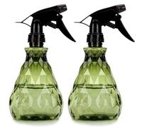 Vwoqiy 2 Pièces 500ML Vaporisateur Bouteilles Vide Rechargeable, Bouteilles Eau Plastique Vides, Flacon Pulvérisateur, Spray Bouteille pour Plantes Jardin, Nettoyage (Vert)