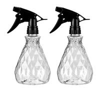 Vwoqiy 2 Pièces 500ML Vaporisateur Bouteilles Vide Rechargeable, Bouteilles Eau Plastique Vides, Flacon Pulvérisateur, Spray Bouteille pour Plantes Jardin, Nettoyage (Transparent)