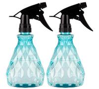 Vwoqiy 2 Pièces 500ML Vaporisateur Bouteilles Vide Rechargeable, Bouteilles Eau Plastique Vides, Flacon Pulvérisateur, Spray Bouteille pour Plantes Jardin, Nettoyage (Bleu)