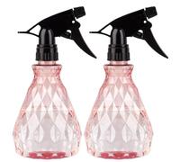 Vwoqiy 2 Pièces 500ML Vaporisateur Bouteilles Vide Rechargeable, Bouteilles Eau Plastique Vides, Flacon Pulvérisateur, Spray Bouteille pour Plantes Jardin, Nettoyage (Rose)