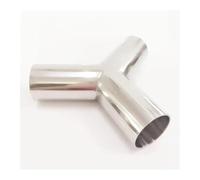 VWWJCCRO 108mm 4.25" Pipe OD Butt Welding Y Shaped 3 Way SUS 304 Stainless Steel Fitting Spliter Homebrew Beer Wine