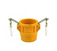 VWWJCCRO 1Pcs DN15 to DN50 Camlock Couplings 1/2" to 2" Quick Disconnect PP Pipe Fittings(D,2") Barb Fittings