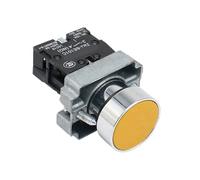 VWWJCCRO 22mm XB2-BA31 XB2-BA42 Momentary Push Button Switch 10A 240V~3A Circular Small Size Flat Round Panel NC/NO(XB2 BA 51)