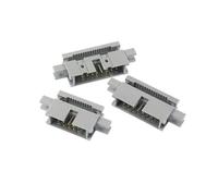 VWWJCCRO 5pcs 2.54MM IDC Type Box Header Male Headers 10/14/16/18/20/30/34/40/50 PIN Connector for 1.27mm Pitch Flat Cable(Have Fixed Frame,2x25 50P)