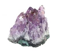 VWWJCCRO Amethyst Clusters Raw Quartz Crystal Cluster Stones Rock Geode Stone Irregular Home Decoration Figurine,80-100g