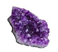VWWJCCRO Amethyst Crystal Clusters Stone Cutting Witch Quartz Stones Ornaments (Size : 40-50g)