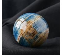 VWWJCCRO Blue Lapis Lazuli Gemstone Sphere Crystal Ball Home Garden Feng Shui Ornament Divination Crystals for Healing/Divination/Chakra Balance,60mm