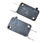 VWWJCCRO KW7-0E Automation Microswitches No Lever Short Plunger SPST Normally Close Switch 16A 2Pin, 6-Pack
