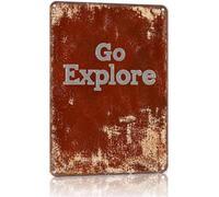 VWWJCCRO Vintage Metal Sign Take The Trail Tin Sign 8 X 12 in | Great gift for scout group travel buddy road trip lover