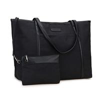 VX VONXURY Cabas Femme Sac à Main avec Petit Pochette - Sac Ordinateur 15,6 Pouces Rembourrée Antichoc - Sac Fourre Tout pour Travail, Achats