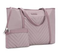 VX VONXURY Cabas Femme Sac à Main avec Petit Pochette - Sac Ordinateur 15,6 Pouces Rembourrée Antichoc - Sac Fourre Tout pour Travail, Achats