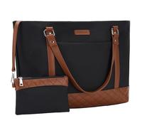 VX VONXURY Cabas Femme Sac a Main Femme pour 15,6 Pouces Sac Ordinateur Femme avec Rembourrée Antichoc Compartiment pour Voyage, Travail, Achats