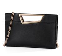 VX VONXURY Pochettes et Clutches Femme en Cuir PU Sac Soiree avec Sangle Détachable Sac a Main Femme pour Mariage Fete Voyage