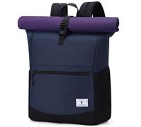 VX VONXURY Sac à dos à roulettes pour femmes，Sac à dos pour ordinateur portable de 15,6 pouces pour femmes, résistant à l'eau, avec ouverture sur le dessus, pour l'école, le travail et les voyages