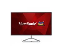 ViewSonic VX2776-SMH Moniteur 27", Full HD, 4ms, 250 nits, VGA, HDMI, DisplayPort, hauts-parleurs, chassis argenté sans bords