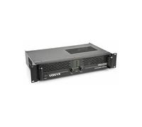 Vonyx Amplificateur professionnel VXA- 1200 – 2x 600 W, pont stéréo – Idéal DJ et DJ Mobiles