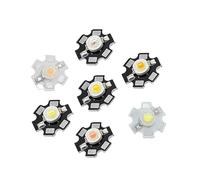 VXAXPOHZA 10 pcs 1 W haute puissance IR 850 nm avec circuit imprimé étoile noire 20 mm VXAXPOHZA