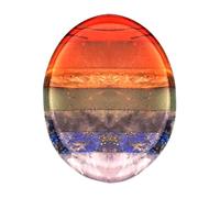 Vxcbad Pierres de guérison chakra pour les personnes qui recherchent l'équilibre mental de leur corps pour la méditation et la relaxation, compatibles (Heptachrome)