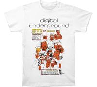 VXCEVF Digital Underground Men's This is an EP Slim-Fit T-Shirt White(Large)