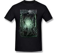 VXCEVF Dimmu Borgir Men's Round Neck Short Sleeve T-Shirt Fitness and Leisure Short Sleeve Top(X-Large)