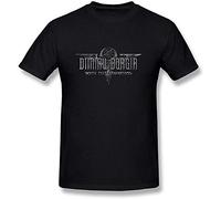 VXCEVF Dimmu Borgir Pattern Men's T Shirts,Black(Small)