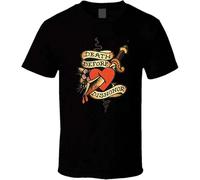 VXCEVF Dingjie Sailor Jerry Tattoo Death Before Dishonor 3 Men Personalised T Shirt UK(Large)