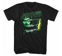 VXCEVF Escape from New York Movie Manhattan Island Prison Men's T-Shirt White Yellow Black Red Mens Women T Shirt(Large)