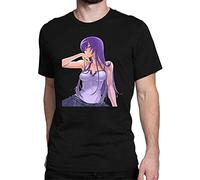 VXCEVF Good Come from Men's Highschool of The Dead Saeko Short Sleeve White Yellow Black Red Mens Women T Shirt 100% Cotton68475(Medium)