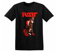 VXCEVF Hot!!! RATT - Out of The Cellar Tour Concert Black T-T-Shirts à Manches Courtes Black(Medium)