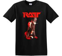 VXCEVF Hot!!! RATT - Out of The Cellar Tour Concert Black Unisex T-T-Shirts à Manches Courtes(Medium)