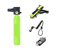 VXDEFP Ensemble de Bouteilles de plongée sous-Marine 0.5L Mini Bouteille D'oxygène Plongée Enseignement Respiration sous-Marine Équipement De Plongée Respiration Réservoir D'oxygène(Groen)