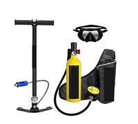 VXDEFP Ensemble de Bouteilles de plongée sous-Marine Bouteille De Plongée Fournitures De Natation Respirateur De Plongée Bouteille D'oxygène De Plongée(Yellow Package D)