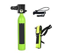 VXDEFP Ensemble de Bouteilles de plongée sous-Marine Bouteilles De Gaz De Rechange d'urgence sous-Marines Portables Équipées d'un Ensemble Complet De Respirateurs De Plongée(Green Package A)