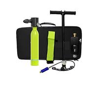VXDEFP Ensemble de Bouteilles de plongée sous-Marine Bouteilles d'oxygène de plongée 0.5L, Bouteilles d'oxygène Portables for équipement de Natation for Adultes, équipement de plongée(Groen)