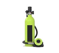 VXDEFP Ensemble de Bouteilles de plongée sous-Marine Ensemble De Respirateur De Plongée De Rechange d'urgence 1L Cylindre D'oxygène Simple Et Portable(Groen)