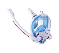 VXDEFP Ensemble de Bouteilles de plongée sous-Marine Masque De Plongée Adulte Masque De Plongée Anti-buée Masque De Plongée sous-Marine Enfant Natation Équipement De Plongée(Sky Blue,S/M)