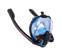 VXDEFP Ensemble de Bouteilles de plongée sous-Marine Masque De Plongée Adulte Masque De Plongée Anti-buée Masque De Plongée sous-Marine Enfant Natation Équipement De Plongée(Blauw,L/XL)