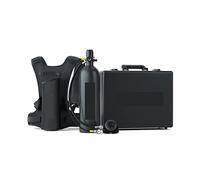 VXDEFP Ensemble de Bouteilles de plongée sous-Marine Respirateur De Plongée De Divertissement en Plein Air 2L Respirateur De Plongée De Natation Respirateur De Sauvetage d'urgence(Zwart)