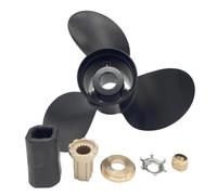 VXDEFP Hélice de Moteur Hors-Bord, Hélice de Bateau 14 1/4x21 for 130HP-300HP 3 pales en Aluminium 15 Dents RH OEM NO : 48-832832A45 14,25x21