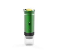 VXDEFP Machines à café,Cafetière portative, Machine à café expresso électrique portable for la maison/voiture/camping 3 en 1 Machine à café de à capsules recharable sans fil(Groen)