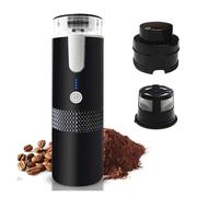 VXDEFP Machines à café,Cafetière portative, Machine à café expresso électrique portable Machine à portion individuelle avec tasse de café en poudre et bac à capsules recharable automatique