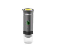 VXDEFP Machines à café,Cafetière portative, Machine à café expresso portable électrique sans fil for voiture, maison, camping, cafetière à capsules 3 en 1, voya, camping(Grey)