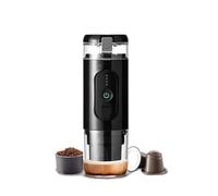 VXDEFP Machines à café,Cafetière portative, Machine à café portable Machine à café de voya compatible avec les capsules et la poudre de café Charment USB for l'extérieur Voiture Bureau