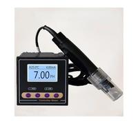 VXDEFP PH Mètre du Sol, Contrôleur de pH-mètre en Ligne avec RS485, Sortie à Bas Prix, contrôleur de pH-mètre hydroponique Automatique(Rojo)