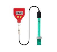 VXDEFP PH Mètre du Sol, PH-98105 Testeur de pH numérique Haute précision, analyseur de pH, ATC, for Aquarium, Culture hydroponique et Laboratoire