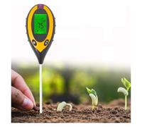 VXDEFP PH Mètre du Sol, Testeur de pH du Sol 3/4 en 1, testeur d'humidité, d'acidité, testeur d'humidité du Sol, kit de Test de Sol for Plantes et Fleurs(4 in 1 Soil Tester)