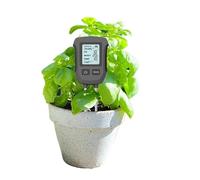 VXDEFP PH Mètre du Sol, Testeur de Sol Portable 5 en 1, détecteur de fertilité, d'humidité, de pH, de température et d'ensoleillement, écran LCD, for Jardin, Fleurs et Plantes