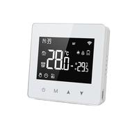VXDEFP Station Meteo, Thermostat Intelligent Tuya WiFi/ZigBee, contrôleur de température for chaudière à Eau et gaz Batterie Basse consommation(ZigB)