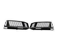 VXELY Pour A4L Sports Edition S4 2016-2018 2 Pcs Honeycomb Perforé Avant Antibrouillard Cadre Auto Modifié Pièces 8W0807681K 8W080768 Cadre de garniture de feu de brouillard (noir avec placage)